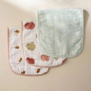 Nightingale Bamboo Muslin Burp Cloths